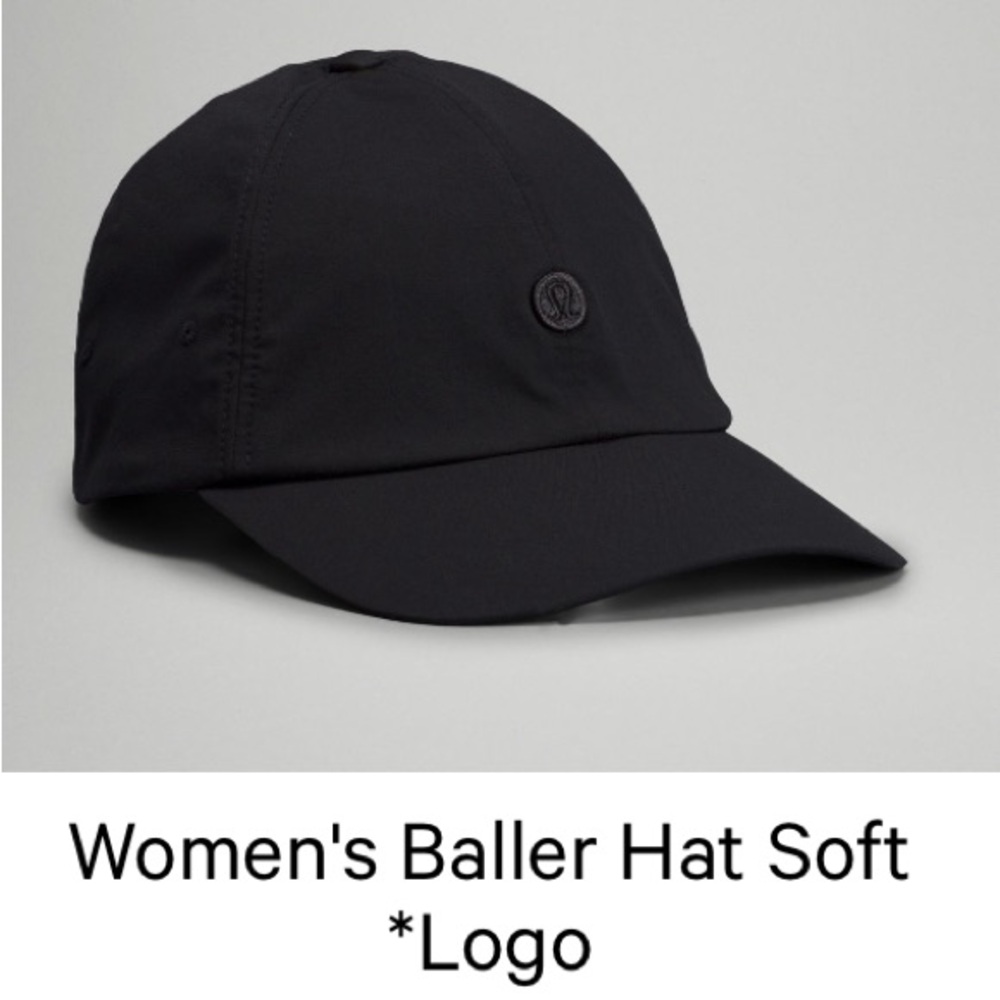 NWT Lululemon soft baller hat, black, one size